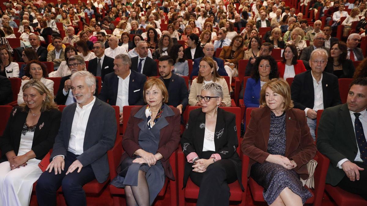 Un momento del acto institucional en el Centro Niemeyer