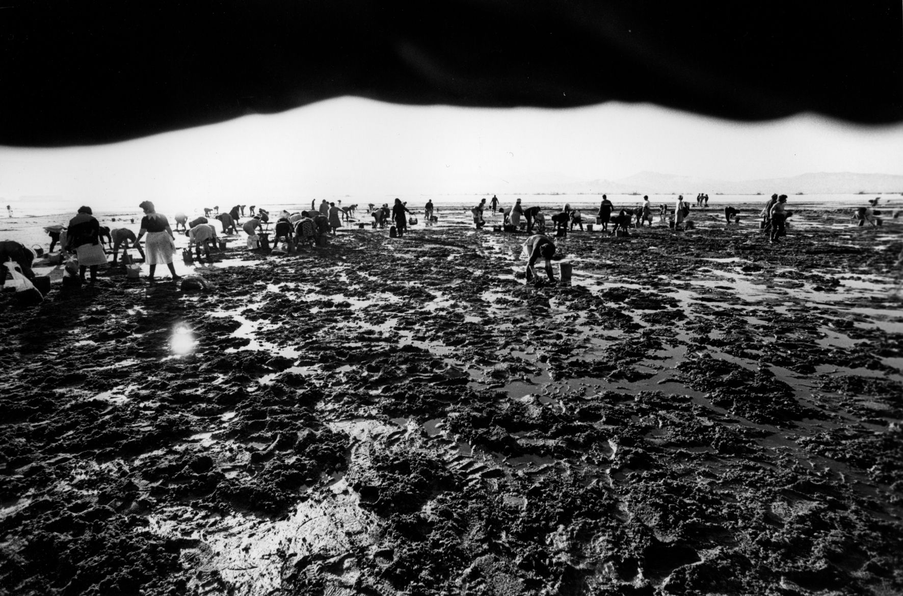 Enfrentamientos entre mariscadoras de Vilanova y Corbillón por un banco de marisco en 1989