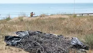 Mar de plástico en La Marina