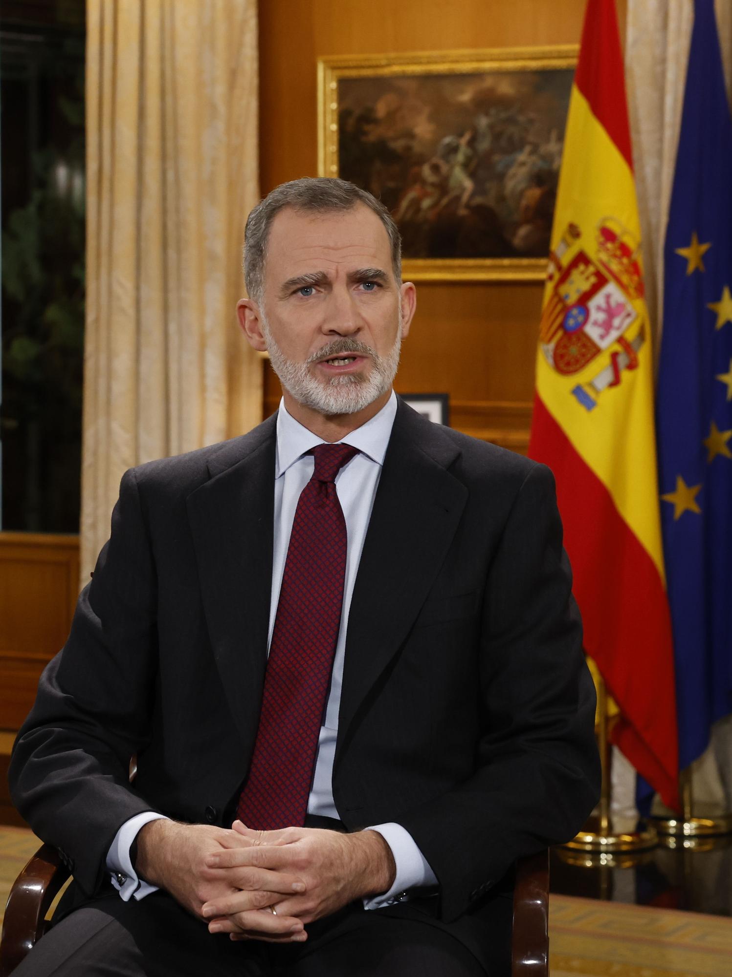 Felipe VI pronuncia su discurso de Nochebuena