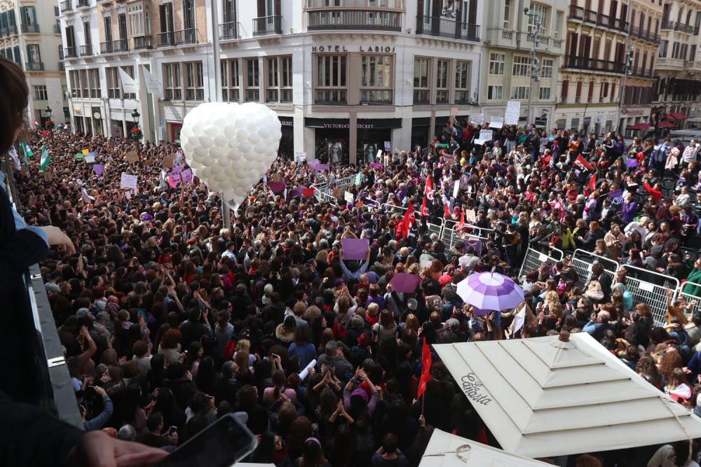 El 8M en la plaza de la Constitución