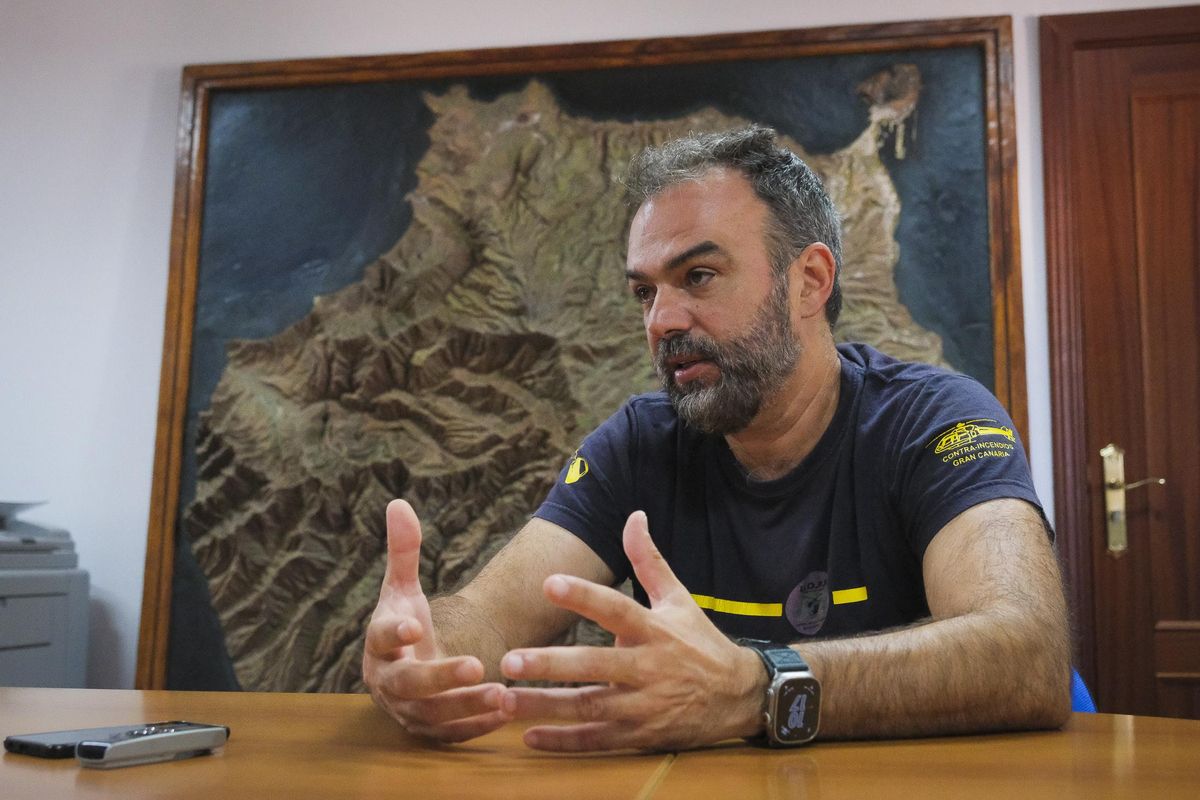 Federico Grillo, jefe de Emergencias del Cabildo de Gran Canaria