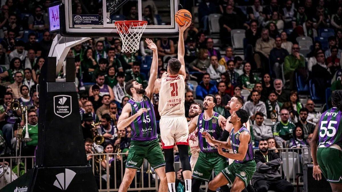 El Unicaja viaja a Lituania sin nada en juego contra el Rytas.