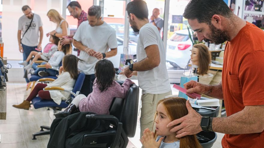 Taller de peinados para padres e hijas