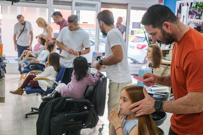 Taller de peinados para padres e hijas