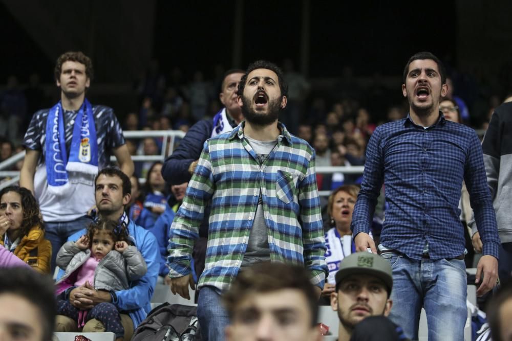 El partido entre el Real Oviedo y el Tenerife, en imágenes