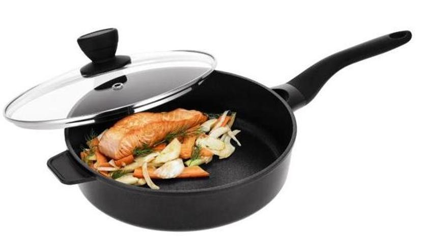 Mañana se esperan colas kilométricas en Lidl para conseguir la potente sartén honda de aluminio fundido más barata del mercado: para una cocción saludable y baja en grasas
