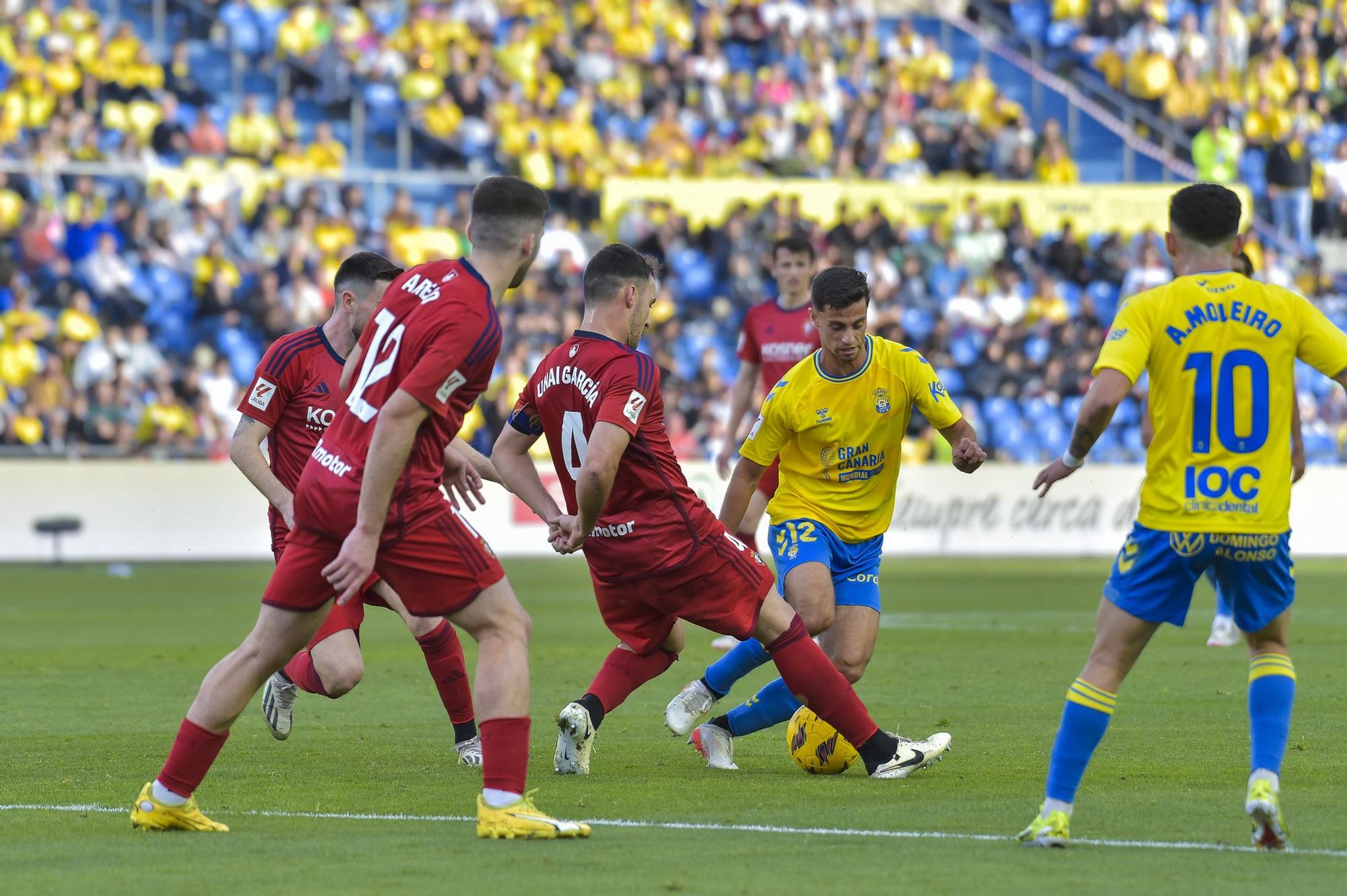 El partido UD Las Palmas-CA Osasuna, en imágenes