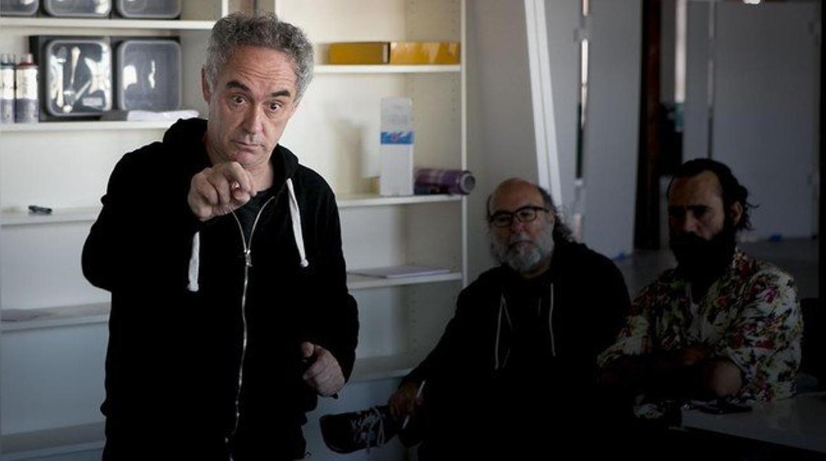 Ferran Adrià, durant la presentació de la seu mundial de Bullipedia Lab. Ferran Adrià, durant la presentació de la seu mundial de Bullipedia Lab.