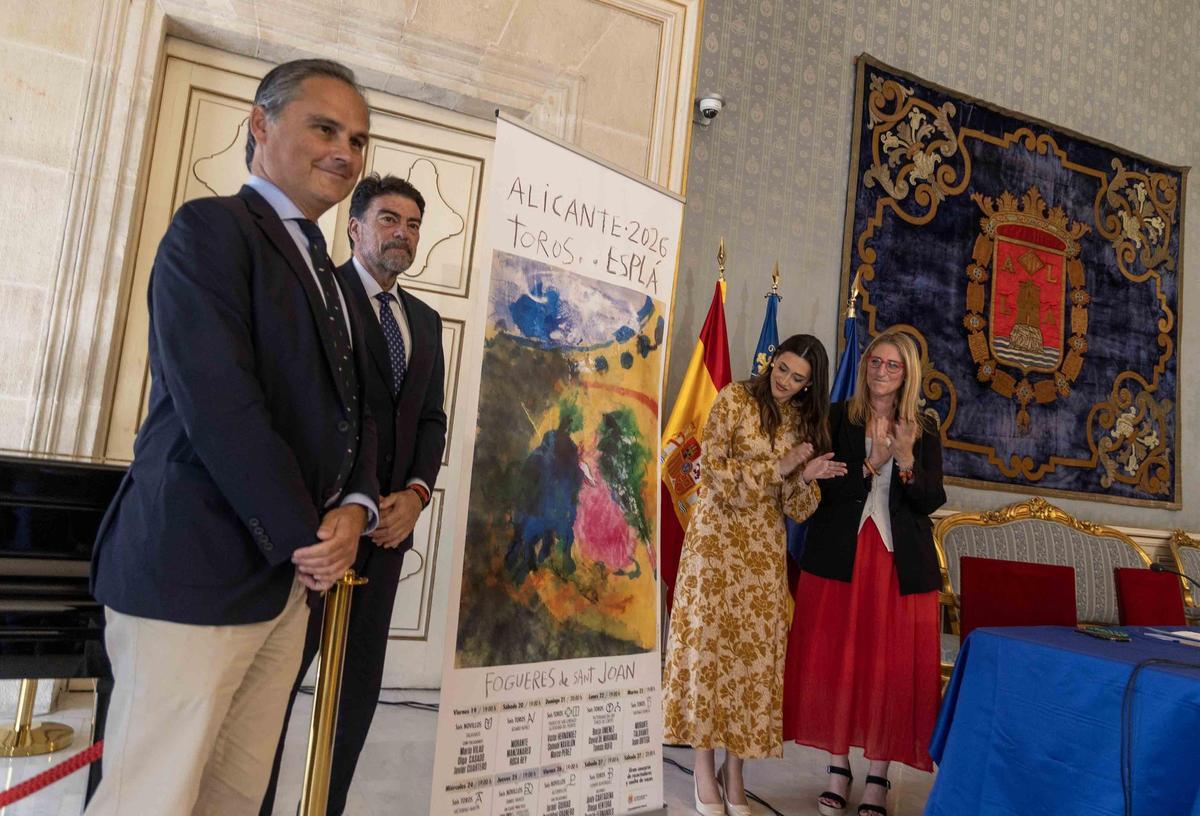 Alicante presenta un histórico cartel taurino para las Hogueras 2026