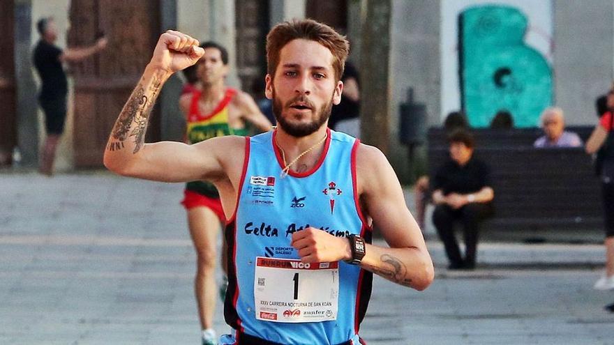 Gonzalo Basconcelo se impone en la Carreira Nocturna de San Xoán.