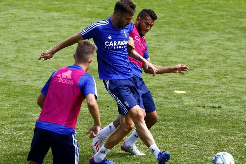 Concentración del Real Zaragoza en Boltaña