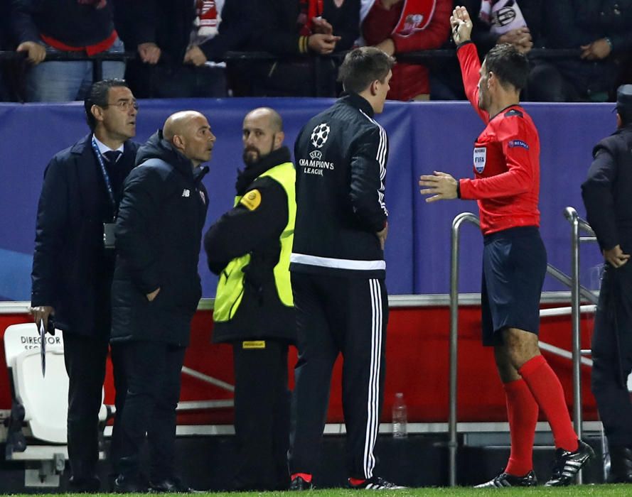 Imágenes del partido entre Sevilla y Juventus.