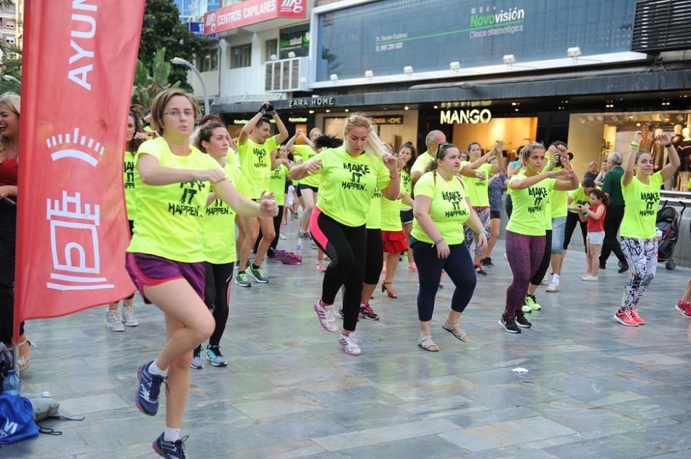 Zumba en la Avenida Libertad