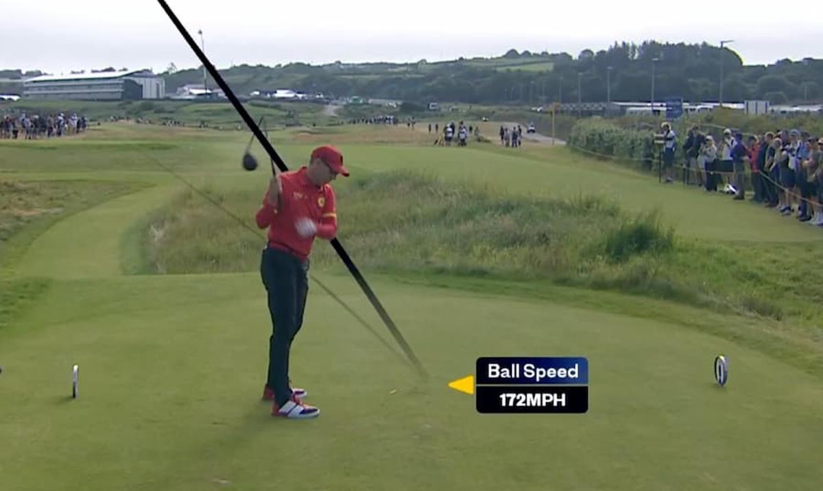 Sergio García hizo añicos su principal palo a solo el inicio de su vuelta, que ¡fue la mejor!