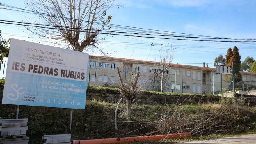 El IES Pedras Rubias de Salceda, que será ampliado. | // ANXO GUTIÉRREZ