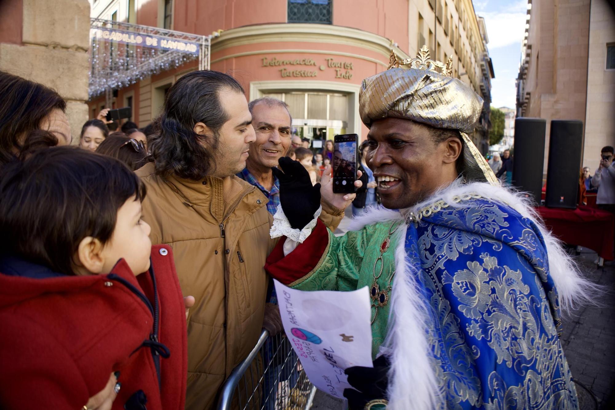 Las imágenes de la llegada de los Reyes Magos a Murcia