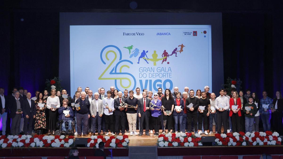 La Gran Gala do Deporte reúne a lo mejor del deporte vigués
