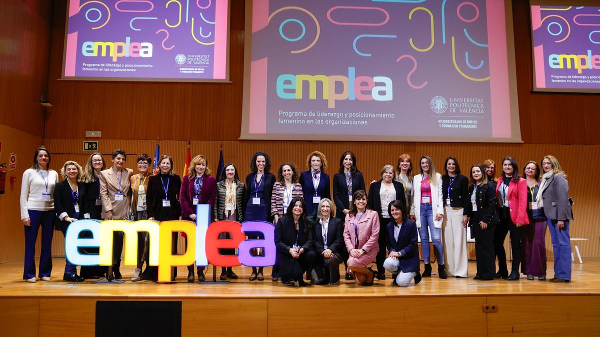 Mentoras y mujeres seleccionadas del programa emplea de la UPV.