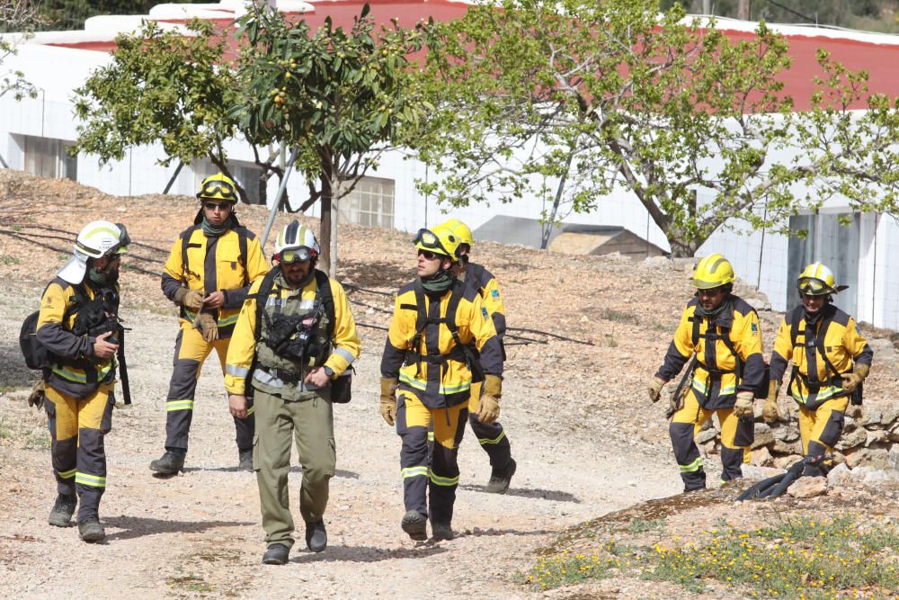 Incendio forestal en Sant Antoni