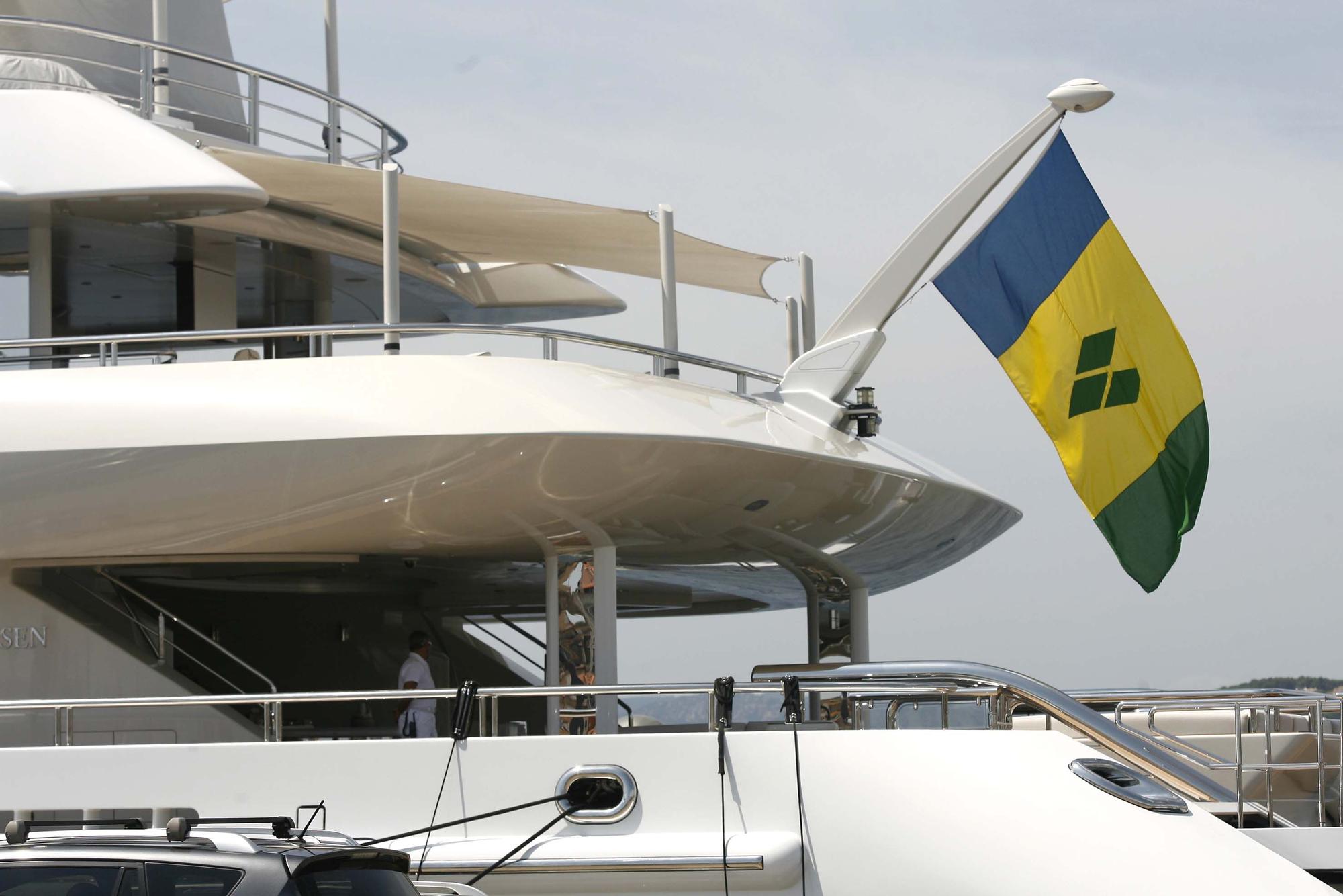 El «Valerie» ucraïnès, al port de Palamos