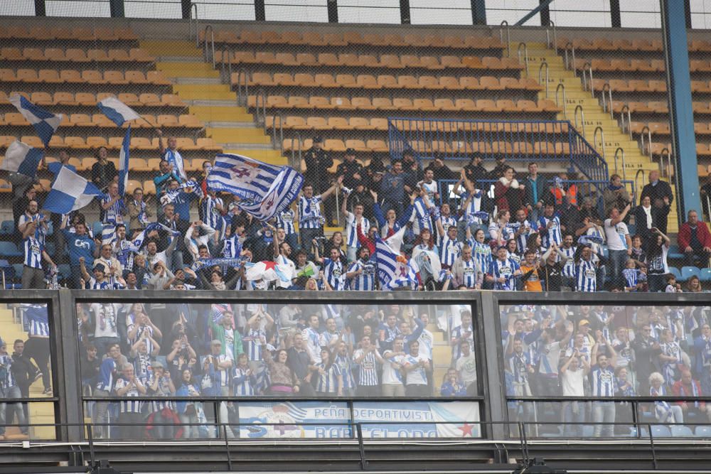 El Dépor gana, se salva y celebra