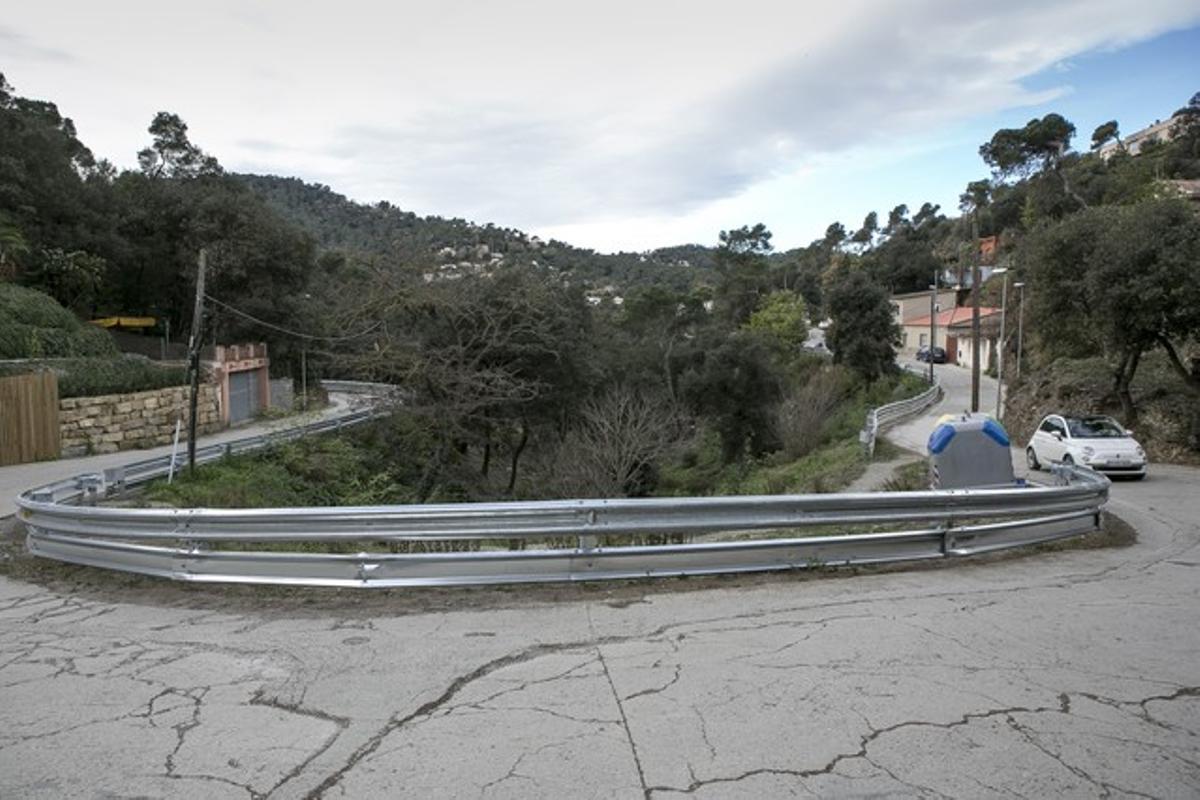 Vallas en el barrio del Rectoret, en Sarrià Sant Gervasi