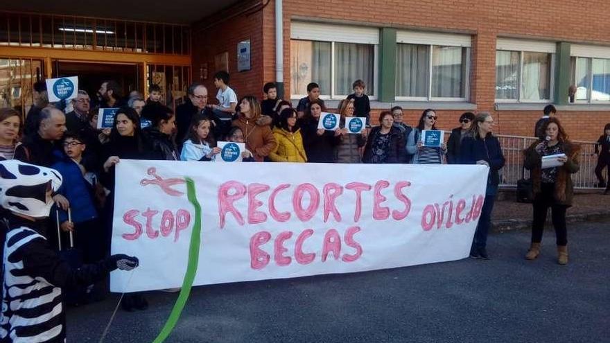 La concentración en el colegio Lorenzo Novo Mier.