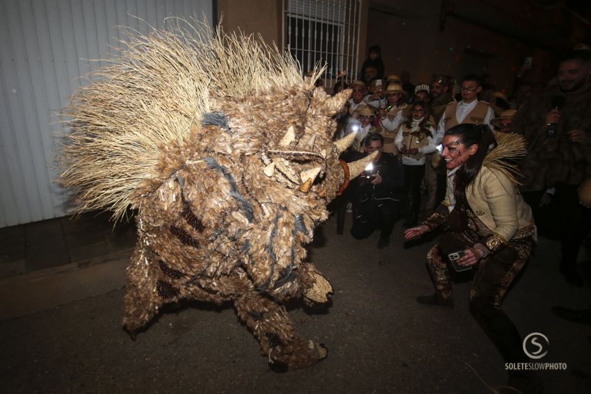 Suelta de la Mussona en el Carnaval de Águilas