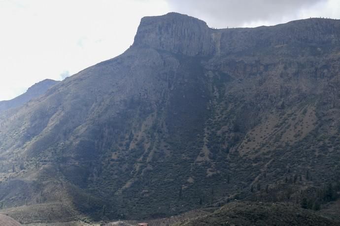 GRAN CANARIA 26-01-2019  SANTA LUCIA DE TIRAJANA-SAN BARTOLOME DE TIRAJANA. Fotos al macizo de Amurga. Fotos a los terrenos de la familia de Román comprados por el Cabildo.  FOTOS: JUAN CASTRO