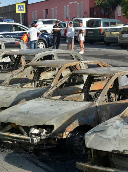 24/08/2018 JINÁMAR, TELDE. Incendio de 25 ...