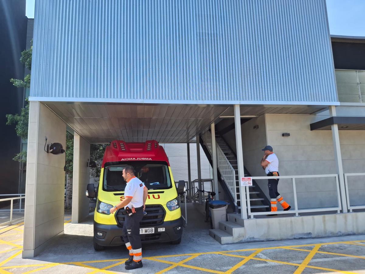 Así es la nueva base del SAMU en el hospital de Dénia