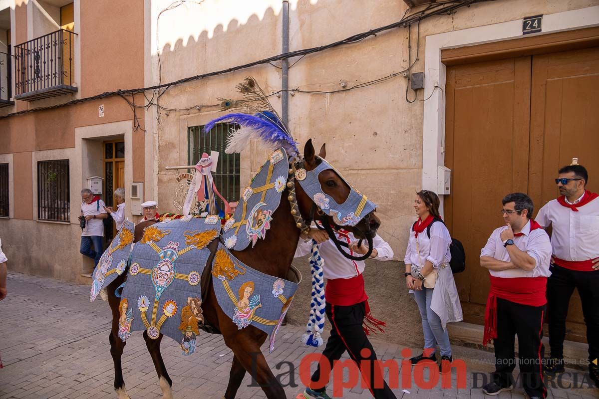 Recorrido Caballos del Vino día dos de mayo en Caravaca