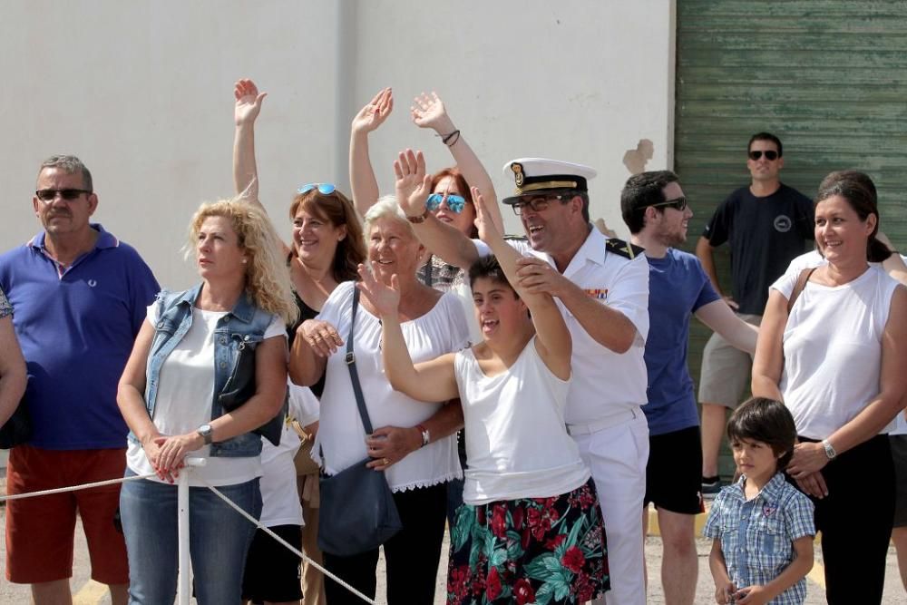 Llegada del buque Hespérides a Cartagena