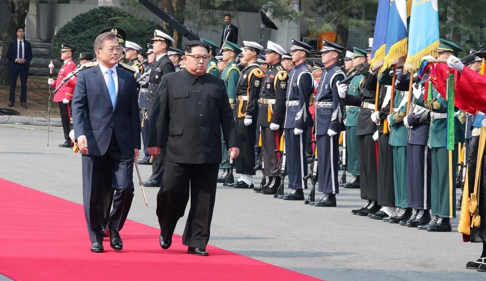 Encuentro entre Kim Jong-un y Moon Jae-in