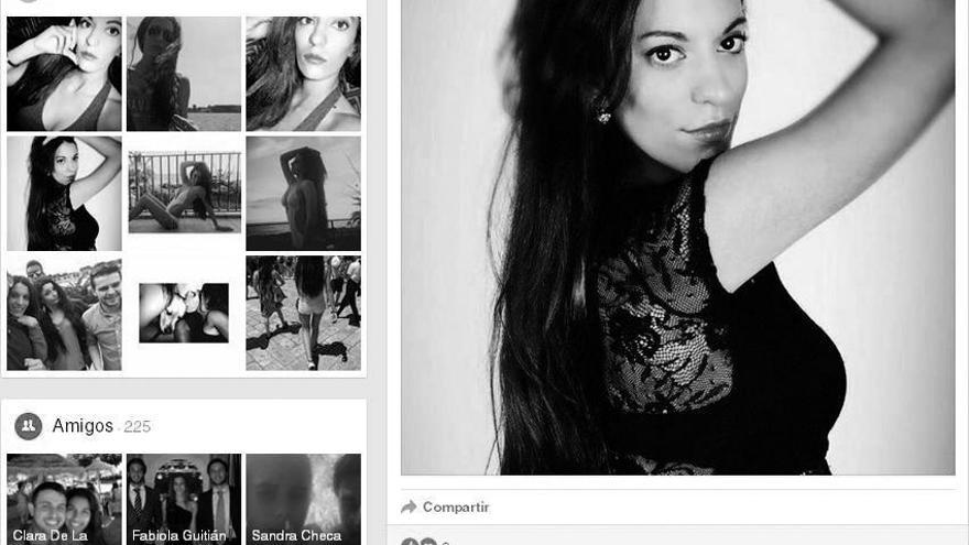 El Facebook personal de Diana Quer se activa