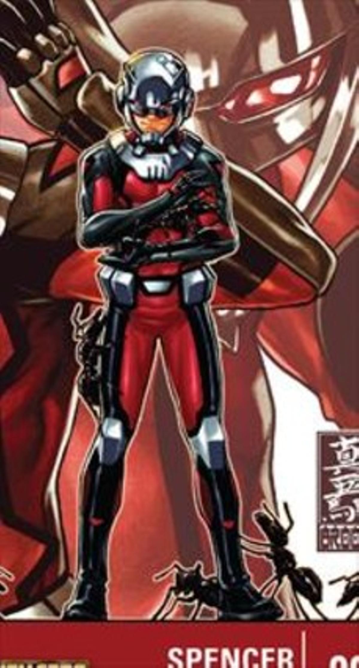 LA SEGONA FIGURA 3El personatgede Scott Lang amb el vestit de l’Home Formiga, en una portada dibuixada per Mark Brooks.