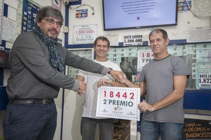 06.01.18 LPGC Premio lotería El Niño 2018.Calle Galicia.Administración 26.Fotos Tony Hernández