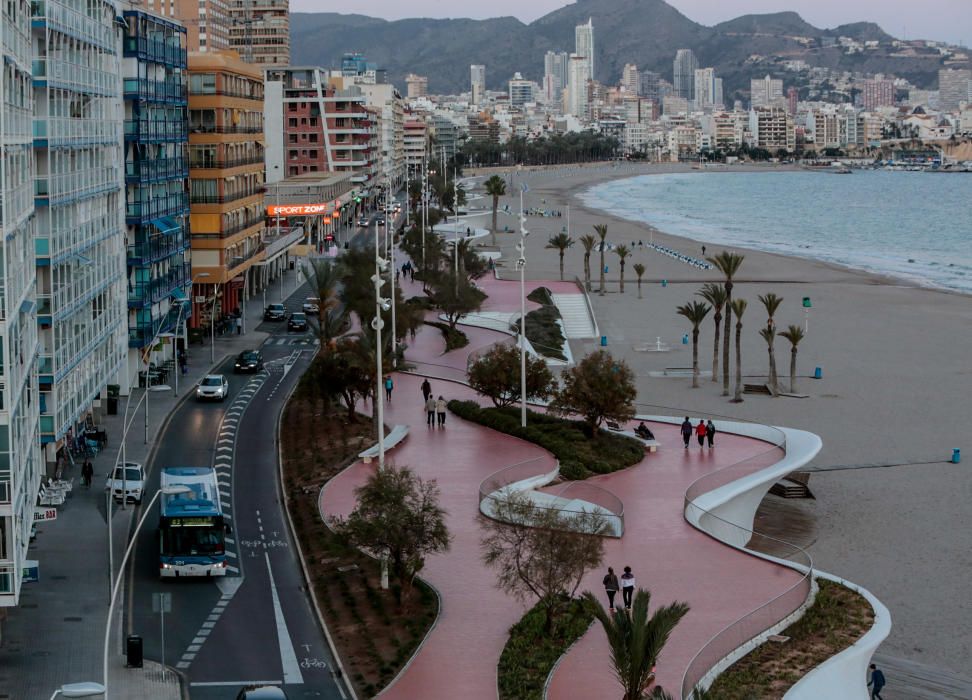 Benidorm peatonaliza la avenida Armada Española