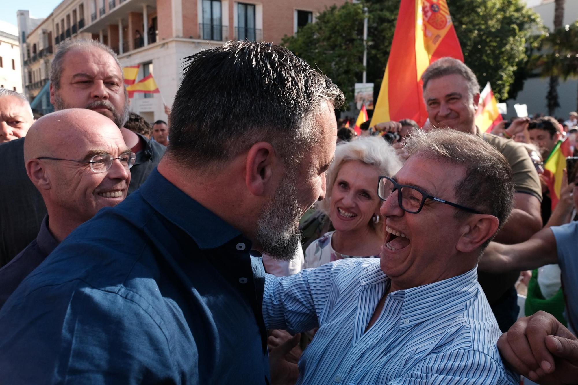 El mitin de Abascal y Buxadé (Vox) en Málaga