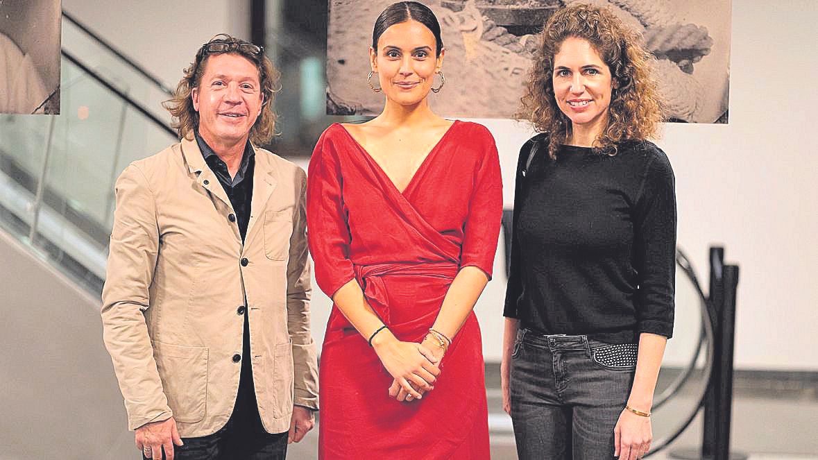 Juan Antonio Fluxà, Lola Álvarez y Sabina Fluxà, de Iberostar.