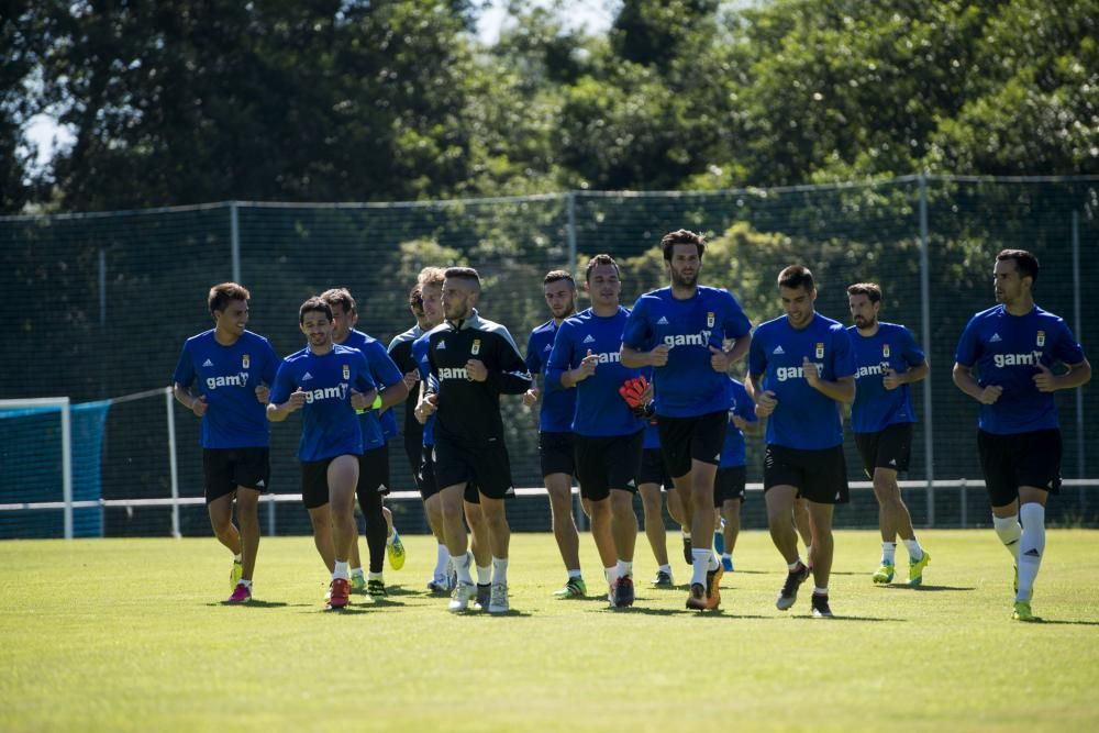 Entrenamiento del Real Oviedo