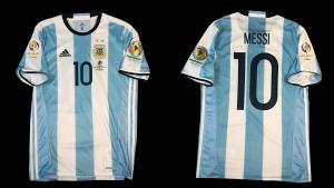 Camiseta de Leo Messi de la selección argentina