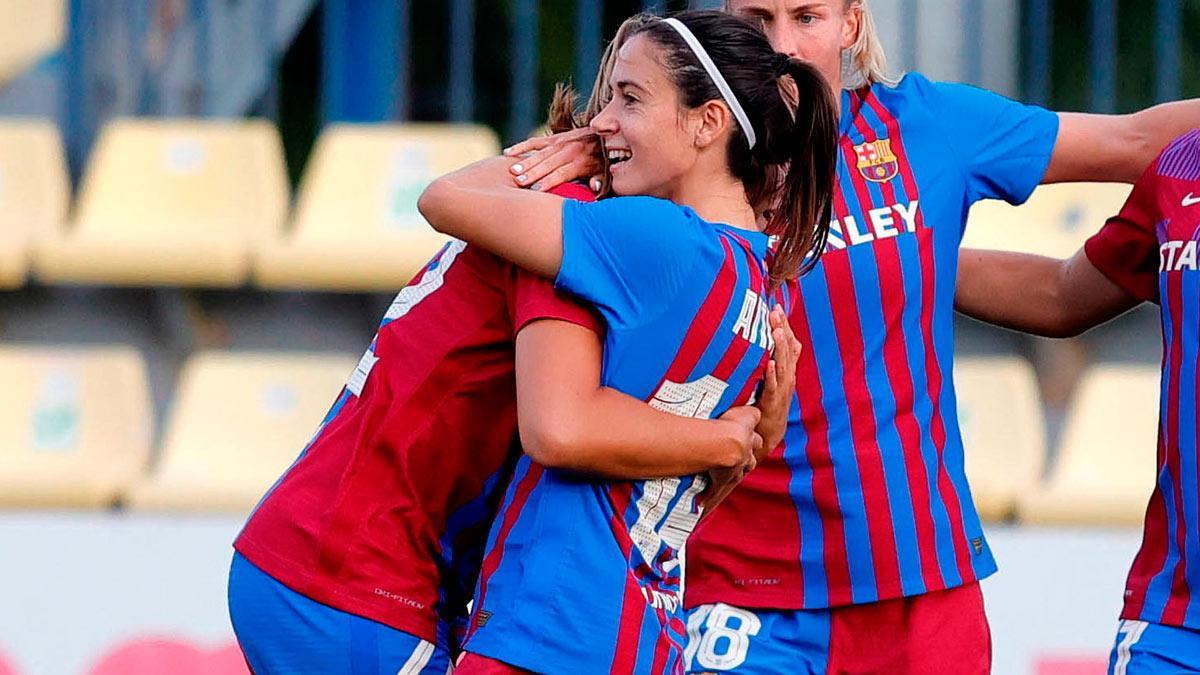 Aitana, titular ante el Atlético