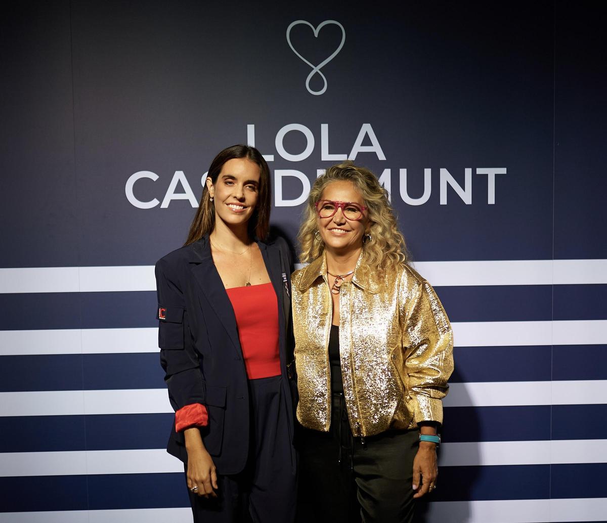 Ona Carbonell y Maite Casademunt en la fiesta de Lola Casademunt