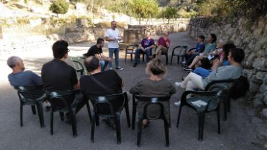 Una reunión ciudadana en Santa Eugènia.