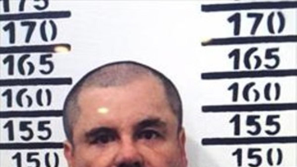 Foto policial de Joaquión Gúzman, 'El Chapo', tras su detención.