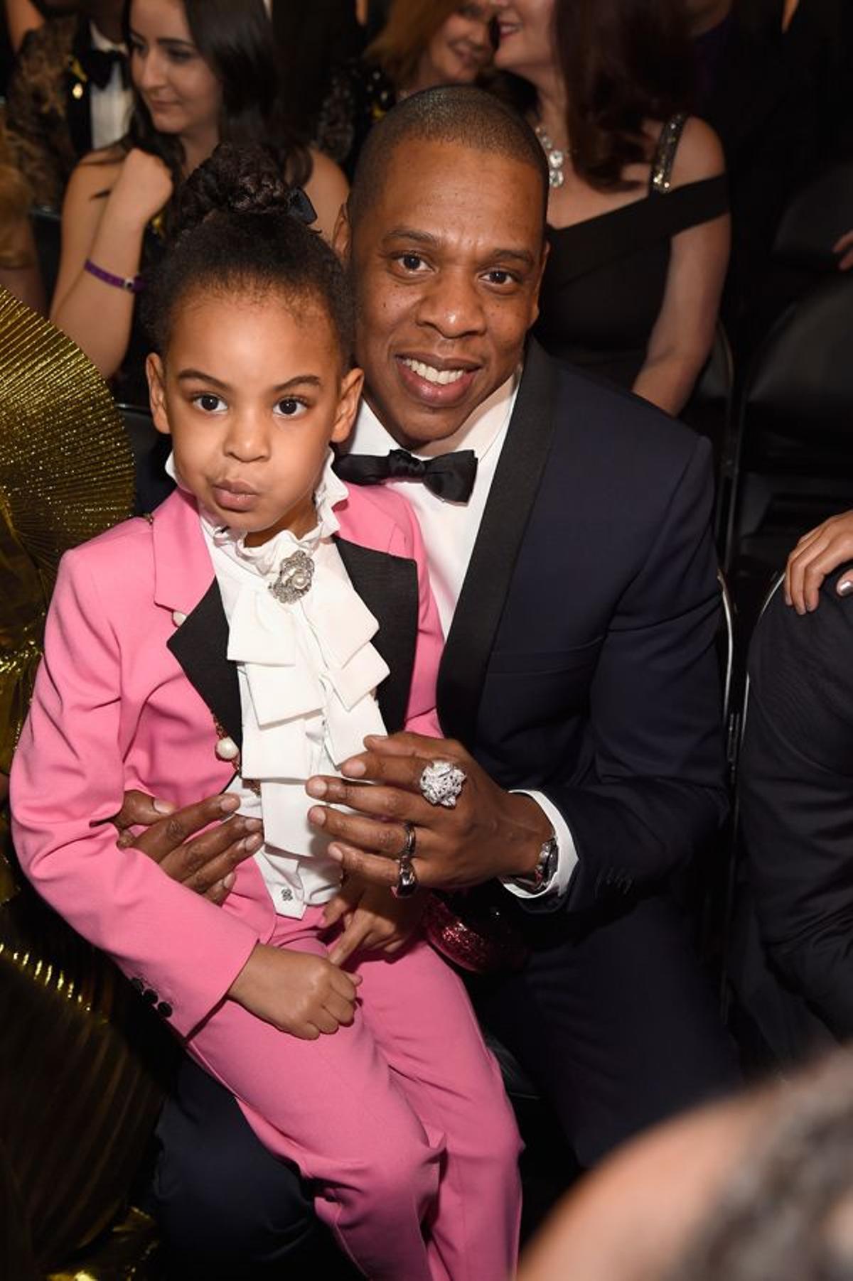 Premios Grammy 2017: Blue Ivy junto a su padre Jay Z