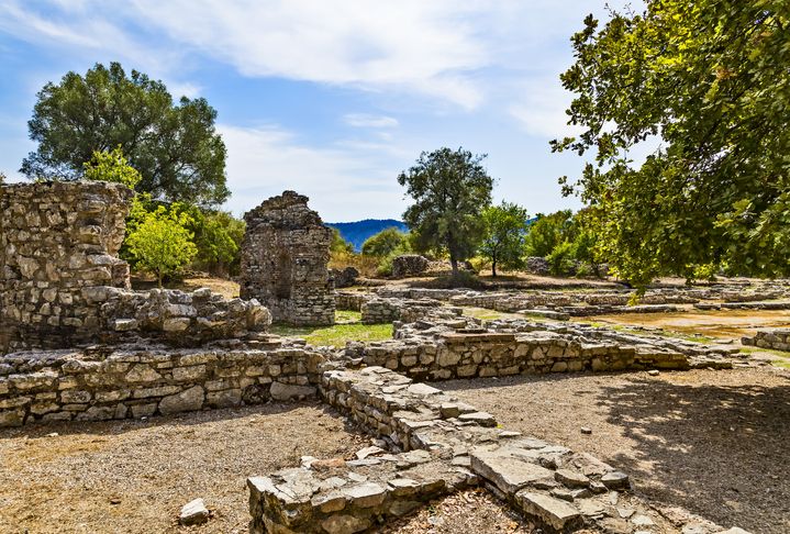 El parque de Butrinto es Patrimonio Mundial por la UNESCO.