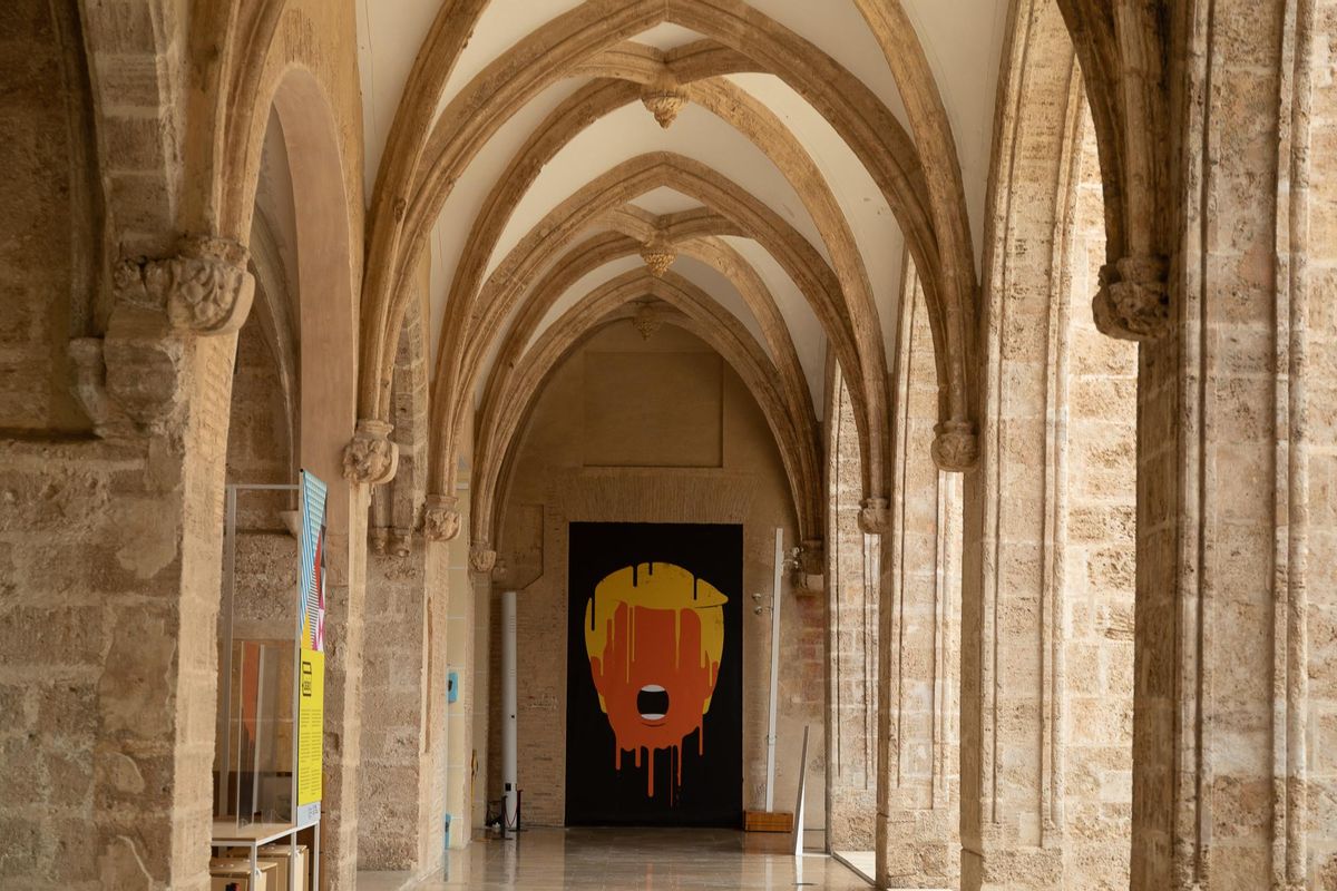 La exposición sobre Trump en el Centre del Carme.